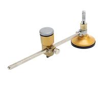 XUMIUZIY Compás Cortador de Círculo de Vidrio con Ventosa 400mm Corte | Herramienta de marcado de precisión, brazo de radio ajustable, corte de vidrio plano para orificios, aberturas de campana