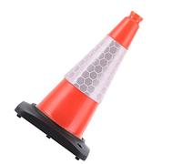XUMIUZIY Conjunto de Cono de Tráfico para Coche RC, Barreras de Seguridad Reflectantes para Piezas HSP (Rojo)