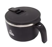 XUMIUZIY Cuenco de Fideos Instantáneos de Acero Inoxidable 900ml con Tapa | Doble pared aislada, tapa para soporte de teléfono, caja fuerte portátil para el calor, taza de sopa, recipiente para