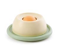 XUMIUZIY Cuenco para Lamer para Gatos, Dispensador Interactivo de Bolas Rodantes para Golosinas Líquidas, Caldo de Huesos, Comida Húmeda, Plato Antiasfixia para Perros (Yellow)