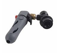 XUMIUZIY Dispensador de Cargador de Barril de CO2, Inyector de Cerveza de Barril con Bloqueo de Bola para Válvula de Refresco Casera, Color Negro (GREY)