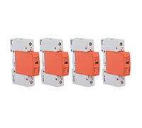 XUMIUZIY Dispositivo de Protección contra Sobretensiones AC 420V 1P, Carril DIN SPD, Protector de Pararrayos Doméstico para Panel Doméstico RMU1-C60 4 Uds. (Imáx: 40kA)
