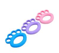 XUMIUZIY Ejercitador de Agarre Manual de Resistencia, Fortalecedor de Dedos de 3 Piezas para Escaladores, Atletas, Músicos, Rosa, 10 Libras, 20 Libras, Morado, 30