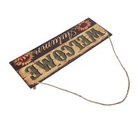 XUMIUZIY Elegante Placa Colgante de Madera con Patrón de Girasol de Calabaza, Impermeable y Duradera, Cartel de Tablero Festivo para Decoración del Hogar para Uso en Interiores y Exteriores (JM00929)