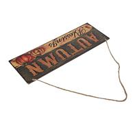 XUMIUZIY Elegante Placa Colgante de Madera con Patrón de Girasol de Calabaza, Impermeable y Duradera, Cartel de Tablero Festivo para Decoración del Hogar para Uso en Interiores y Exteriores (JM00936)