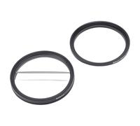 XUMIUZIY Filtro de Efectos de Bluros de 58 Mm Double Half Moon, Lente de Filtro de Efecto Borrosa de Ensueño, Lente de Fotografía de Enfoque Suave para Video, Retrato