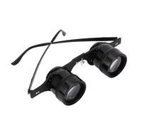 XUMIUZIY Gafas Binoculares, Aumento HD 10x, Enfoque Manual con Prueba de Lluvia, Niebla, Diseño Liviano y Compacto para Observación de Aves, Pesca, Conciertos, Actividades Al Aire Libre (Black)