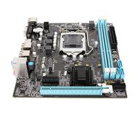 XUMIUZIY H61 LGA 1155 Placa Base, Placa Base de la Computadora Micro ATX, Dual DDR3, HDMI/VGA, 1000m LAN, SATA 2.0, USB 2.0, M.2 NVME/NGFF, para LGA1155 Socket I3/I5/I7