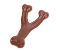 XUMIUZIY Hueso de Juguete para Masticar de Nylon con Sabor a Tocino para | Limpieza de dientes duradera, ayuda para la dentición de cachorros, perros grandes, medianos y pequeños, diseño en forma de