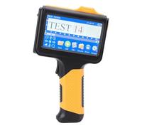 XUMIUZIY Impresora de Inyección de Tinta Portátil de Mano 600 PPP para Varias Superficies 25 Idiomas para Estudios de Bricolaje ABS + PC Negro Naranja 1 Impresora