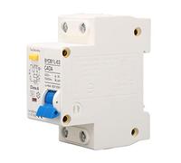 XUMIUZIY Interruptor de Protección contra Fugas, 40A 30mA, 1P para Hogar | Interruptor de aire de protección contra fugas con protección pulsante de CC para el hogar, carcasa Pa66, capacidad de