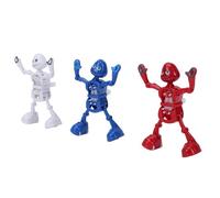 XUMIUZIY Juego de Juguetes de Robot de Cuerda Manual, Paquete de 3 Robots de Baile a Cuerda para Niños a Partir de 3 Años