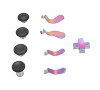 XUMIUZIY Juego de Reemplazo de Paletas de Pulgares de Metal Intercambiables para Controller Series 2 Kit de Juego Suave para Wireless Controller Series 2 (Degradado de color)