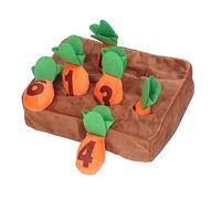 XUMIUZIY Juguete de Aprendizaje de Números de Juego de Cosecha de Zanahoria de Algodón Suave para Bebés, Entrenamiento de Habilidades Motoras, Tamaño para un Agarre Cómodo, Tiempo Entre e Hijos