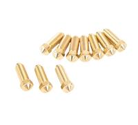 XUMIUZIY Kit de Boquillas para Impresora de Latón, 10 Uds., Alto Rendimiento para Impresoras 3D 3 Combo, Alimentación de Filamento Suave de 1,75mm (0,6 mm)