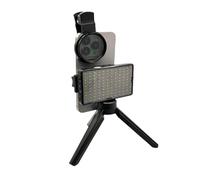 XUMIUZIY Kit de Luz de Tatuaje, Luz de Fotografía 2500K-9000K con Alto CRI> 95 para Artistas de Tatuajes, Brillo Ajustable y Temperatura de Color, Soporte Plegable para Teléfono de