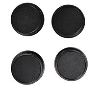 XUMIUZIY Kit de Tapa del Cuerpo de la Cámara y Tapa de la Lente Trasera para Cámara con Montaje de Tornillo M42, Accesorios de Protección de de Plástico Duro, 4 X Juego de Tapas de para