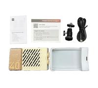 XUMIUZIY Luz LED para Vídeo, Luz de Cámara Compacta de Alta Potencia de 40W para Creación de Contenido Vlog, Iluminación de Fotografía Portátil Al Aire Libre