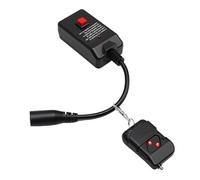 XUMIUZIY Mando a Distancia para Máquina de Niebla, Mando a Distancia Inalámbrico de Doble Botón con Interfaz con Cable XLR de 3 Pines, para Máquinas de Humo de Niebla de 400 W, 900 W,