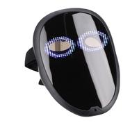 XUMIUZIY Máscara LED con Detección de Gestos, Máscara Transformadora de Rostro con Luz LED, Máscaras Brillantes Personalizables por Bluetooth, Controladas por Aplicación, para Disfraces,