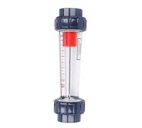 XUMIUZIY Medidor de Flujo de Agua Líquida Tubo de Plástico 1.6 a 16 M³/h | Indicador de caudal, prueba de líquidos químicos, lector de flotador ABS, indicador de cuadrante de fácil instalación,