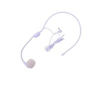 XUMIUZIY Micrófono para Auriculares con Cable de 3,5 Mm, Brazo Flexible con Cable para Amplificador de Voz, Micrófono Unidireccional con Cancelación de Ruido para Aula, Iglesia, Discurso, (Purple)