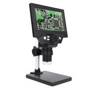 XUMIUZIY Microscopio Electrónico Digital, Pantalla HD HD de 5.5 Pulgadas 1080p 1000X Aumento con 8 Luces LED Ajustables, para Windows OS X Reparación de la Enseñanza de la Enseñanza