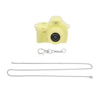 XUMIUZIY Mini Cámara con Llavero, Videocámara Digital con Llavero Retro 2K con Luz LED, 4 Efectos de Filtro, Pantalla a Color de 1,47 Pulgadas, Pequeñas Cámaras Portátiles para Grabación de (Yellow)