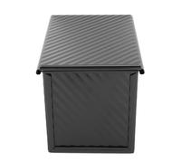 XUMIUZIY Molde de Pan de Acero Al Carbono Antiadherente para Hornear | Caja de tostadas corrugada, utensilios para hornear de cocina para el hogar, panadero de pan sándwich rectangular, apto