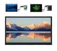 XUMIUZIY Monitor de Pantalla Táctil de 10,1 Pulgadas, Apagado Automático de Pantalla, Vista Completa de 170 Grados, Monitor Portátil HDMI 1024x600 para Ordenador Portátil RasPi 4 3 OS X