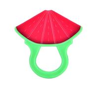 XUMIUZIY Mordedor para bebé con Modelado de Frutas y Juguete de Alivio No Eficaz para Bebés, Juguete Masticable para Dentición de Sandía de Color Brillante para, Mordedor de Silicona a Prueba de