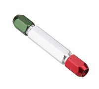 XUMIUZIY No Va Ninguna Manija del Indicador, Aleación de Aluminio del Extremo Doble para el Enchufe del Indicador del Pin de 1-2m M (3-4mm)