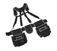 XUMIUZIY Organizador de Cinturón de Herramientas Ajustable y Resistente con Bolsillos Versátiles para un Trabajo Cómodo, Ideal para Trabajadores de Diferentes Tipos de Cuerpo