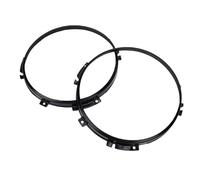 XUMIUZIY Par de Anillos de Retención de Faros de 7 Pulgadas, Bisel de Faro Negro para STC3018