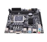 XUMIUZIY Placa Base para Juegos H110, Placa Base para Computadora LGA 1151 DDR4 Mini ITX con Ranura M.2 NVMe y Memoria de Doble Canal, para Procesadores de Sexta, Séptima y Octava