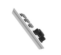 XUMIUZIY Plataforma Controladora de Flujo Inteligente con 6 Teclas Personalizadas y 3 Botones, Estructura de Moldeo por Inyección de ABS, Cable de 1,5 M (White)
