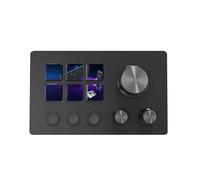 XUMIUZIY Plataforma Controladora de Flujo Inteligente con 6 Teclas Personalizadas y 3 Botones, Estructura de Moldeo por Inyección de ABS, Cable de 1,5 M (Black)