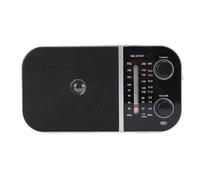 XUMIUZIY Radio Portátil Am FM SW Bluetooth, 3 Opciones de Carga, Altavoz de Mano Retro, Radio Multibanda con Batería Recargable de 1200 MAh para Decoración Vintage de Viajes (Enchufe Europeo 220V)