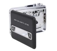 XUMIUZIY Reproductor de Cinta de Casete, Altavoz Incorporado y Conector para Auriculares de 3,5 Mm, Convertidor de Casete a MP3 Portátil con Cable USB, para Grabadora de CD de PC