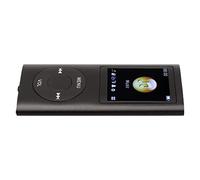 XUMIUZIY Reproductor MP3 Portátil con Pantalla LCD de 1,8 Pulgadas |Reproductor de Música Multifuncional con Sonido Delgado y sin Pérdidas para Viajes (Black)