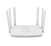 XUMIUZIY Router WiFi Inalámbrico 6, 6 Antenas Enrutador de Internet Inalámbrico con Ranura de Tarjeta SIM, 4G 5G CPE LTE 300Mbps, Conecta hasta 32 Dispositivos, Adecuado para Familias,