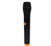 XUMIUZIY Soporte de Micrófono de Juguete ABS de Aluminio |Accesorio de Disfraz de Escenario de Práctica de Discurso Simulado para Juegos de rol de Fiesta de Cumpleaños (Naranja Negro)