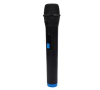 XUMIUZIY Soporte de Micrófono de Juguete ABS de Aluminio |Accesorio de Disfraz de Escenario de Práctica de Discurso Simulado para Juegos de rol de Fiesta de Cumpleaños (Azul Negro)