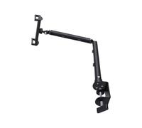 XUMIUZIY Soporte Giratorio para Tableta de 360°, Soporte de Aluminio Ajustable para Tabletas y Teléfonos Inteligentes, Ideal para Videollamadas y Uso de Recetas en el Hogar (Brazos Dobles)