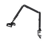 XUMIUZIY Soporte Giratorio para Tableta de 360°, Soporte de Aluminio Ajustable para Tabletas y Teléfonos Inteligentes, Ideal para Videollamadas y Uso de Recetas en el Hogar (Tres Brazos)