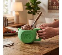 XUMIUZIY Soporte para Pinta de Helado con Pesa Rusa, Divertido Diseño Impreso en 3D para Amantes del Fitness, Contenedor Verde de 16oz