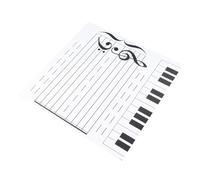 XUMIUZIY Tablero de Música de Borrado en Seco, Tablero de Lectura de Notas Magnéticas para Lecciones de Piano, Ayuda para la Enseñanza en el Aula de Profesores de Música