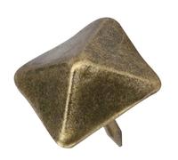 XUMIUZIY Tachuelas para Puerta de Bronce Retro de 50 Piezas |Accesorios de Hardware para Muebles de Uñas para Tapicería en Cian (Longitud lateral 19 mm * longitud total 20 mm)