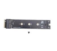 XUMIUZIY Tarjeta adaptadora SSD de 12 16 pines a M 2 Key M, repuesto para laptop OS X 2013 2017 con transferencia PCIe 4 0 de alta velocidad, compatible con sistemas MacOS Winos 10/11