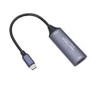 XUMIUZIY Tarjeta de Captura de Vídeo, 4K 60Hz, HDMI a USB C 3.0 Tarjeta de Captura de Vídeo de Sonido con Latencia Ultrabaja, para Transmisión de Juegos de Conferencias